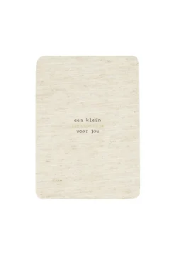 ZUSSS Kaartjes*linnen kaart lichtpuntje linnen/goud