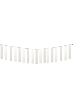 ZUSSS Versiering & Inpakken*linnen slinger 650 cm wit/zand