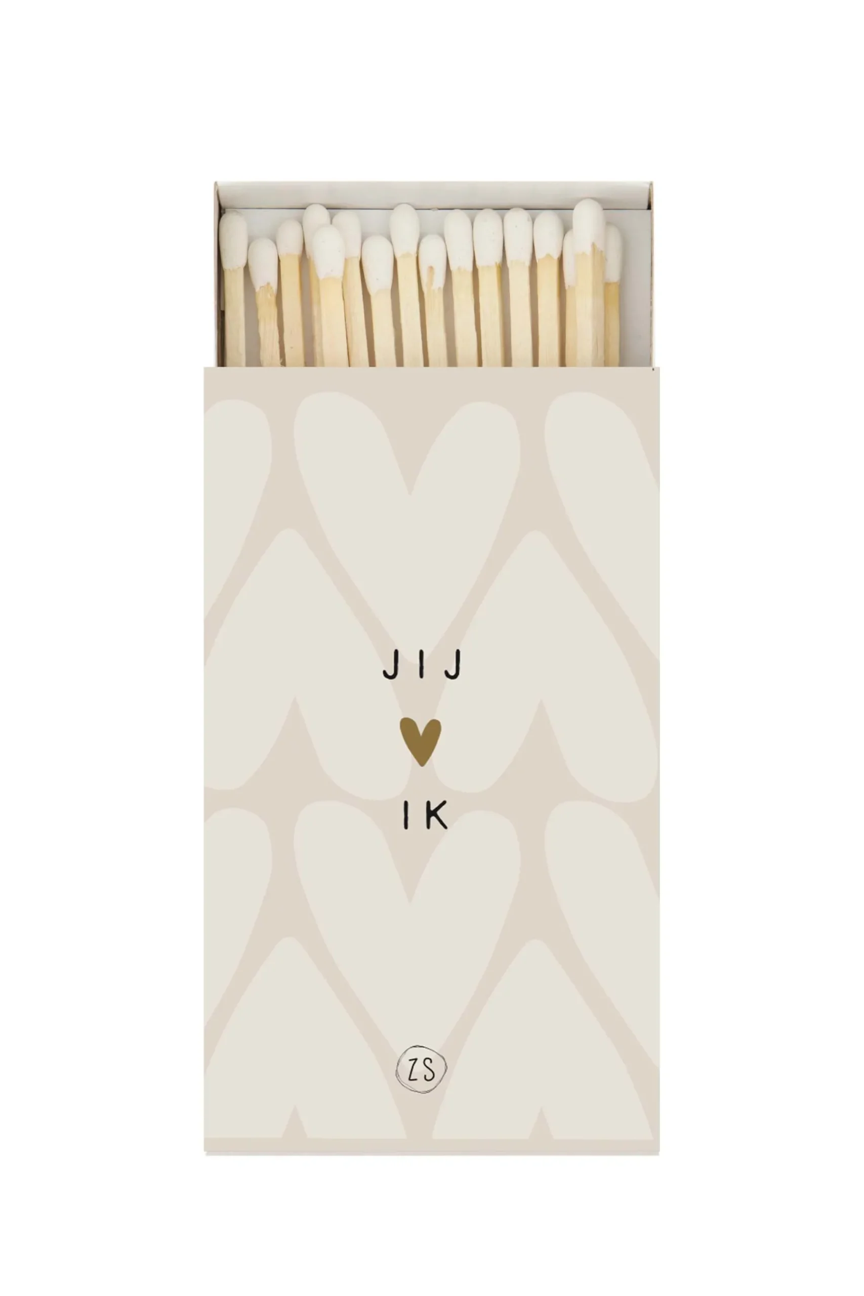 ZUSSS Kaarsen*lucifers jij & ik zand