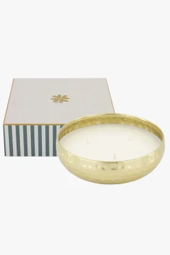 ZUSSS Geurkaarsen*metalen geurkaars in geschenkdoos klaver zand/antraciet