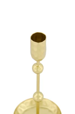 ZUSSS Kaarsen|Kaarsenhouders*metalen kandelaar 20cm goud
