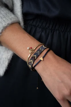 ZUSSS Armbandjes*miyuki armbandje zigzag color multi