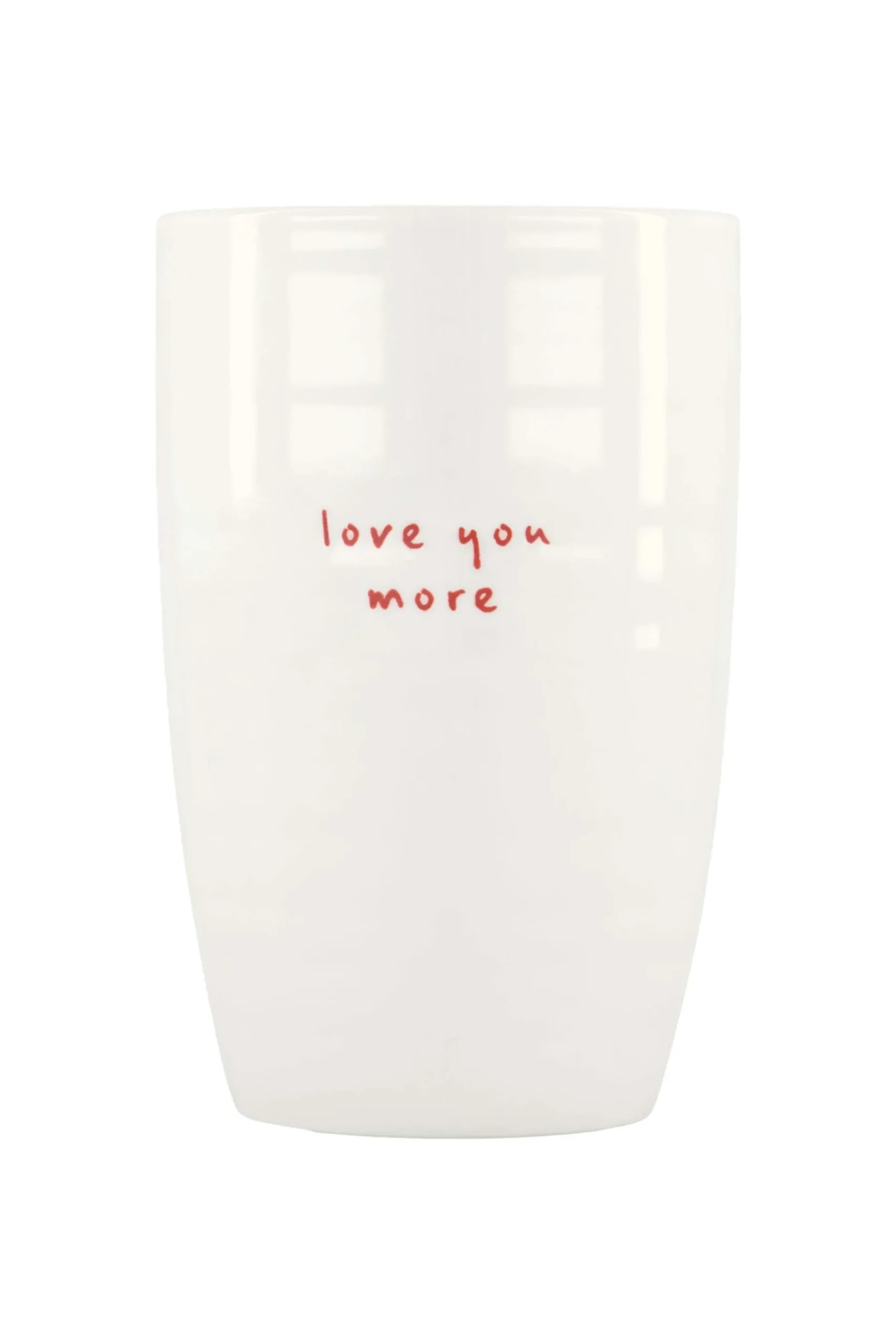 ZUSSS Servies*mok L love you more wit/rood