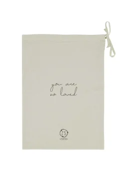 ZUSSS Baby*mouwloos rompertje so loved zand naturel