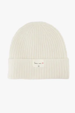ZUSSS Sjaals & Accessoires*muts met kabel creme