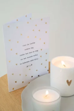 ZUSSS Kaartjes*muziekkaart vier de liefde goud