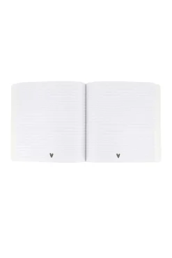 ZUSSS Notitieboeken & Schrijfwaren*notitieboek hartje en stipjes zand