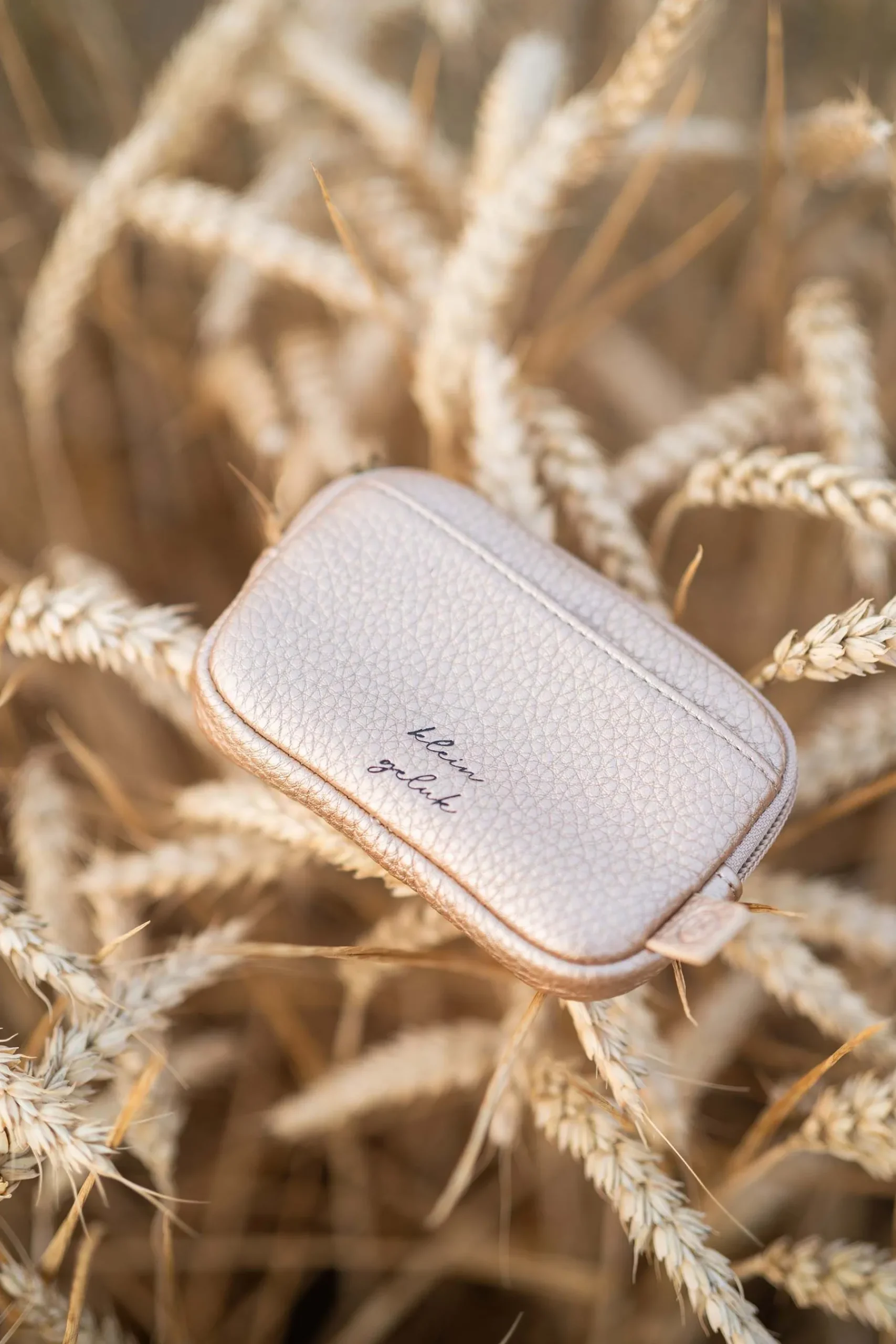 ZUSSS Portemonnees*pasjeshouder klein geluk goud