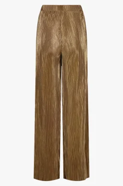 ZUSSS Broeken & Jeans*plisse broek goud champagne