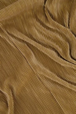 ZUSSS Broeken & Jeans*plisse broek goud champagne