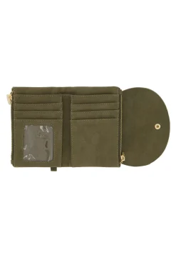ZUSSS Portemonnees*portemonnee donkergroen