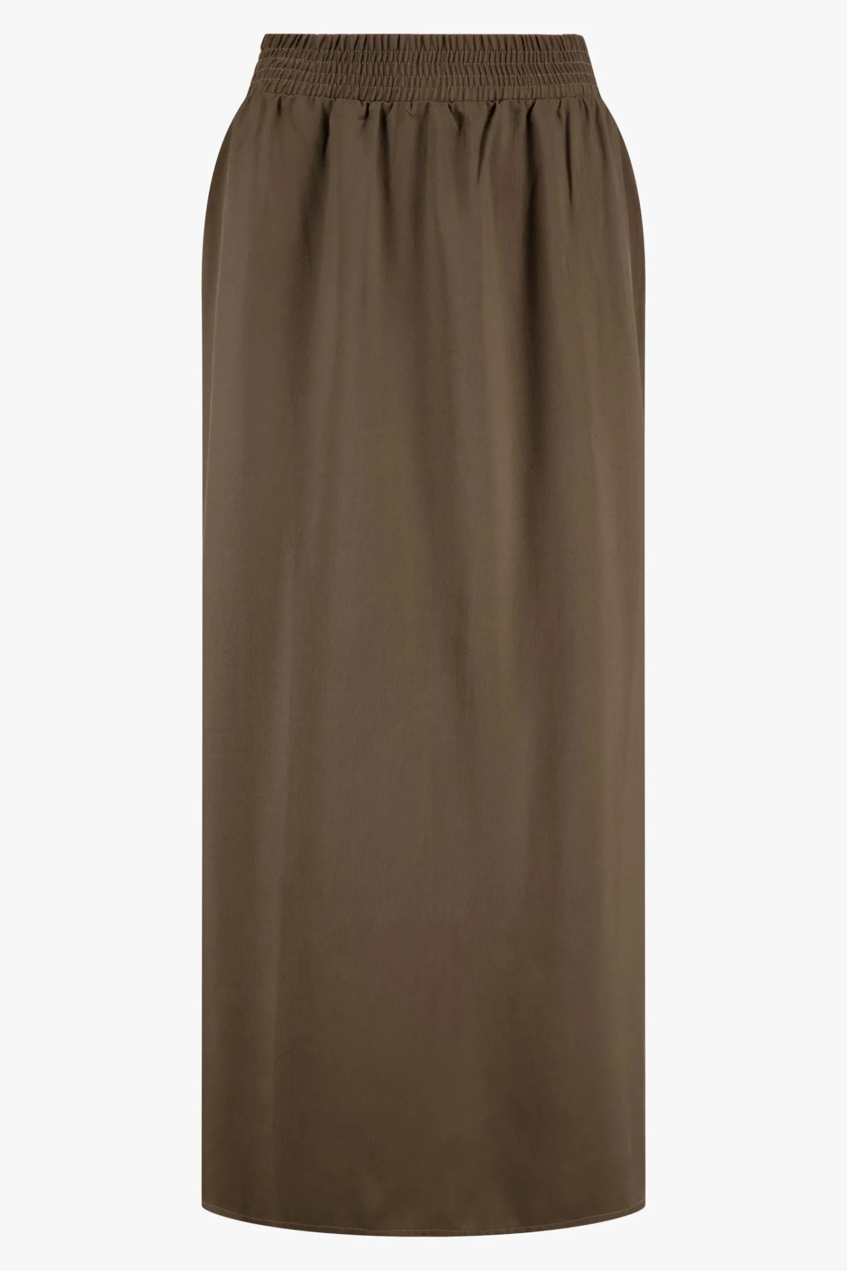 ZUSSS Jurkjes & Rokken*satijnen twill rok donkergroen