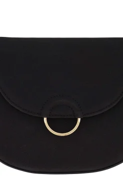 ZUSSS Schoudertassen & Handtassen*schoudertas met gouden ring zwart