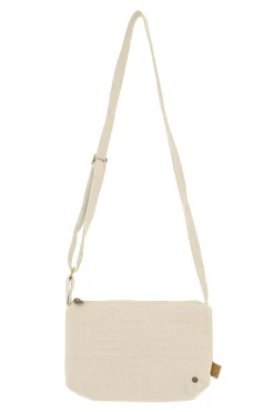 ZUSSS Schoudertassen & Handtassen*schoudertasje met stiksels peper en zout peper&zout