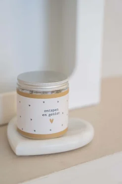 ZUSSS Verzorgingsproducten*scrub 250gram ontspan en geniet antracietgrijs/off white antracietgrijs/offwhite