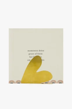 ZUSSS Keukenaccessoires*servethouder hartje goud