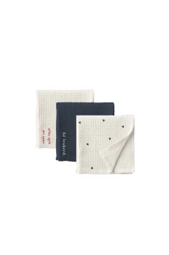 ZUSSS Keukentextiel*set van 3 vaatdoekjes multicolor