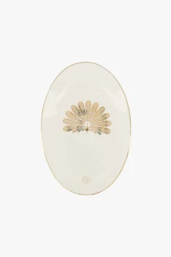 ZUSSS Overige Woonaccessoires*sierbordje pauw wit