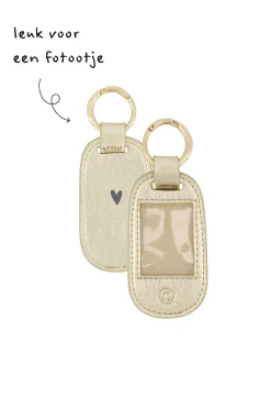 ZUSSS Accessoires & Sleutelhangers*sleutelhanger met foto goud