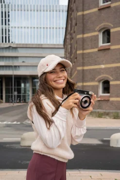 ZUSSS Sjaals & Accessoires*teddy cap creme