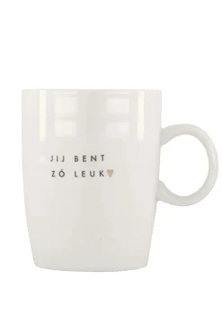 ZUSSS Servies*theemok jij bent zo leuk wit