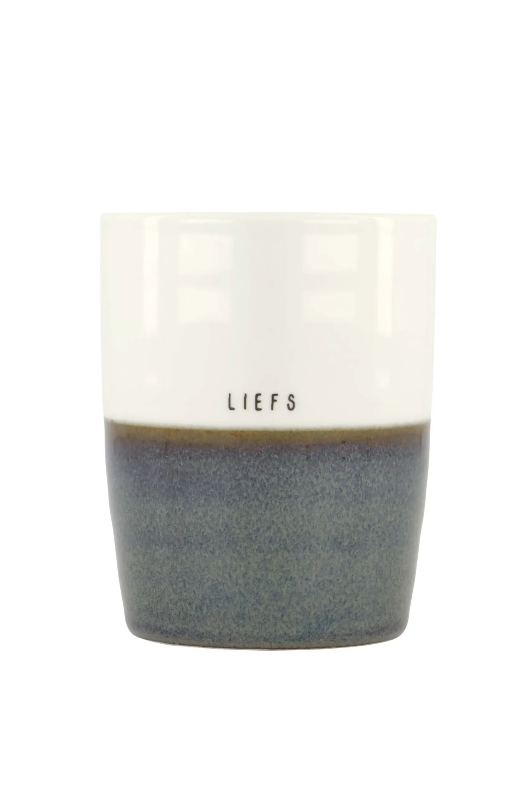 ZUSSS Servies*theemok liefs antracietgrijs/wit