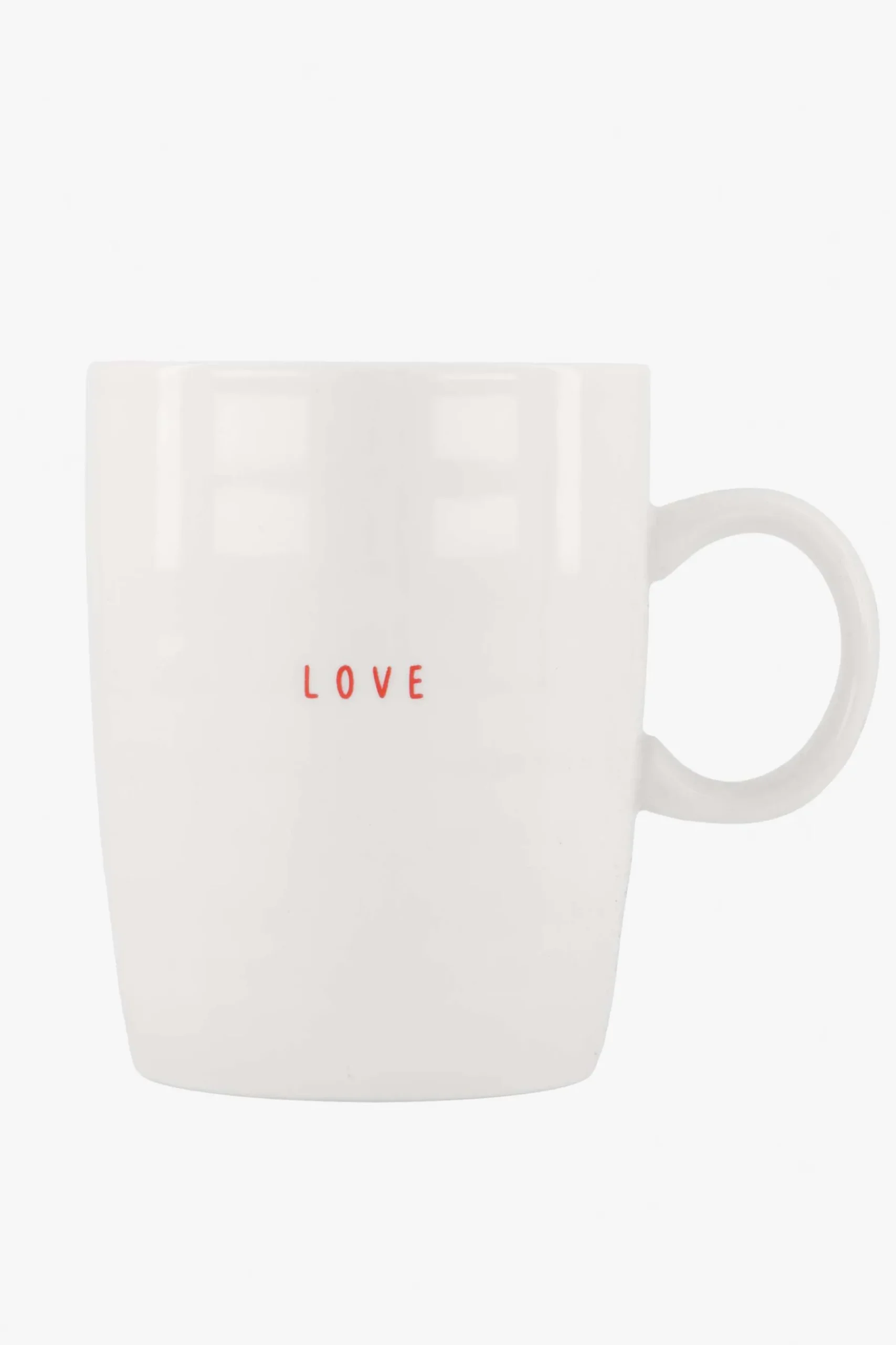 ZUSSS Servies*theemok love wit/rood