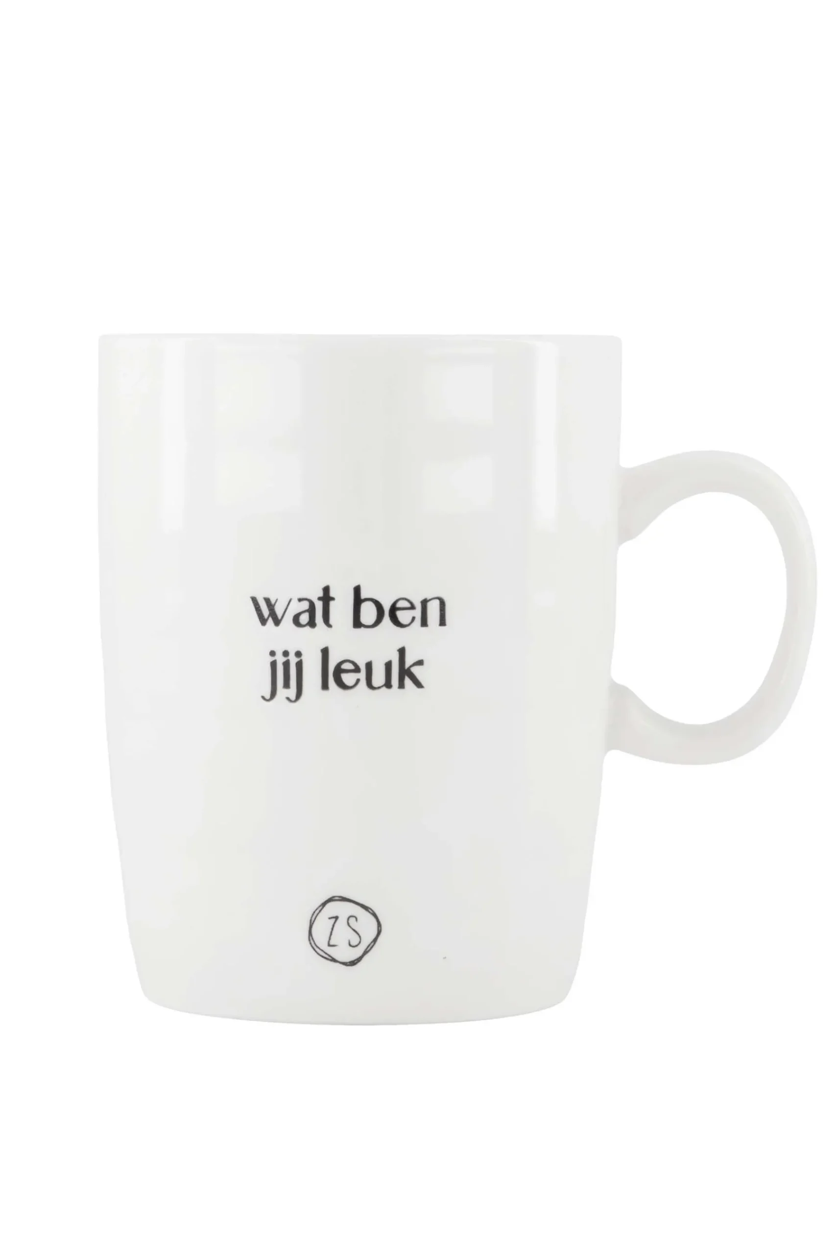 ZUSSS Servies*theemok wat ben jij leuk wit