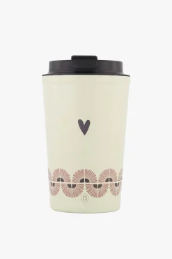 ZUSSS Keukenaccessoires*thermosbeker hartje zand