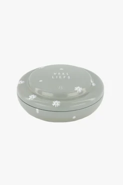 ZUSSS Geurkaarsen*tinnen geurkaars bamboe veel liefs saliegroen saligroen