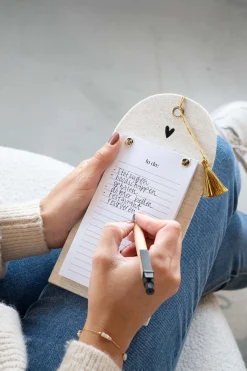 ZUSSS Planners*to-do-lijstje op linnen bord naturel