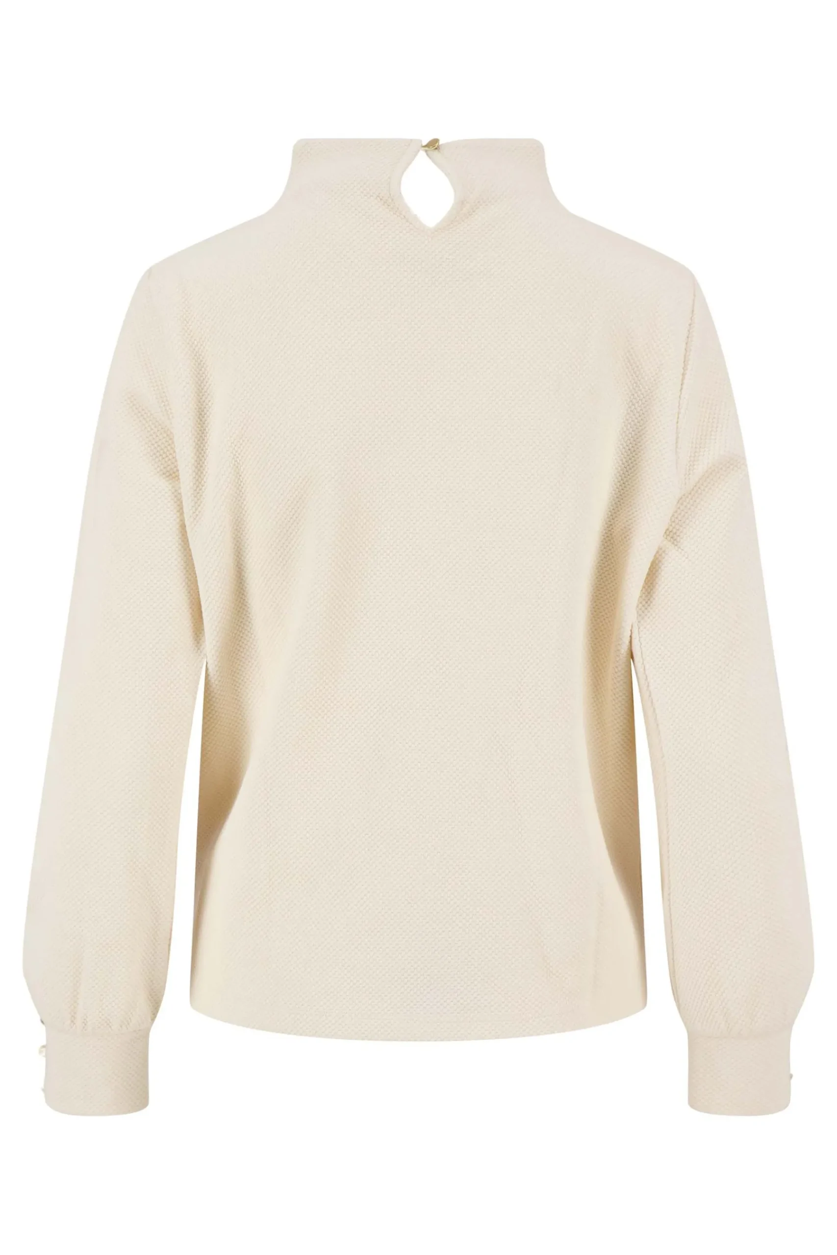 ZUSSS Tops*top met structuur creme