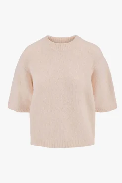 ZUSSS Truien*trui met boothals zachtroze