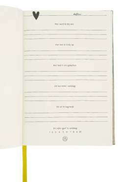 ZUSSS Planners*vijf minuten dagboek penseelstreken saliegroen saligroen